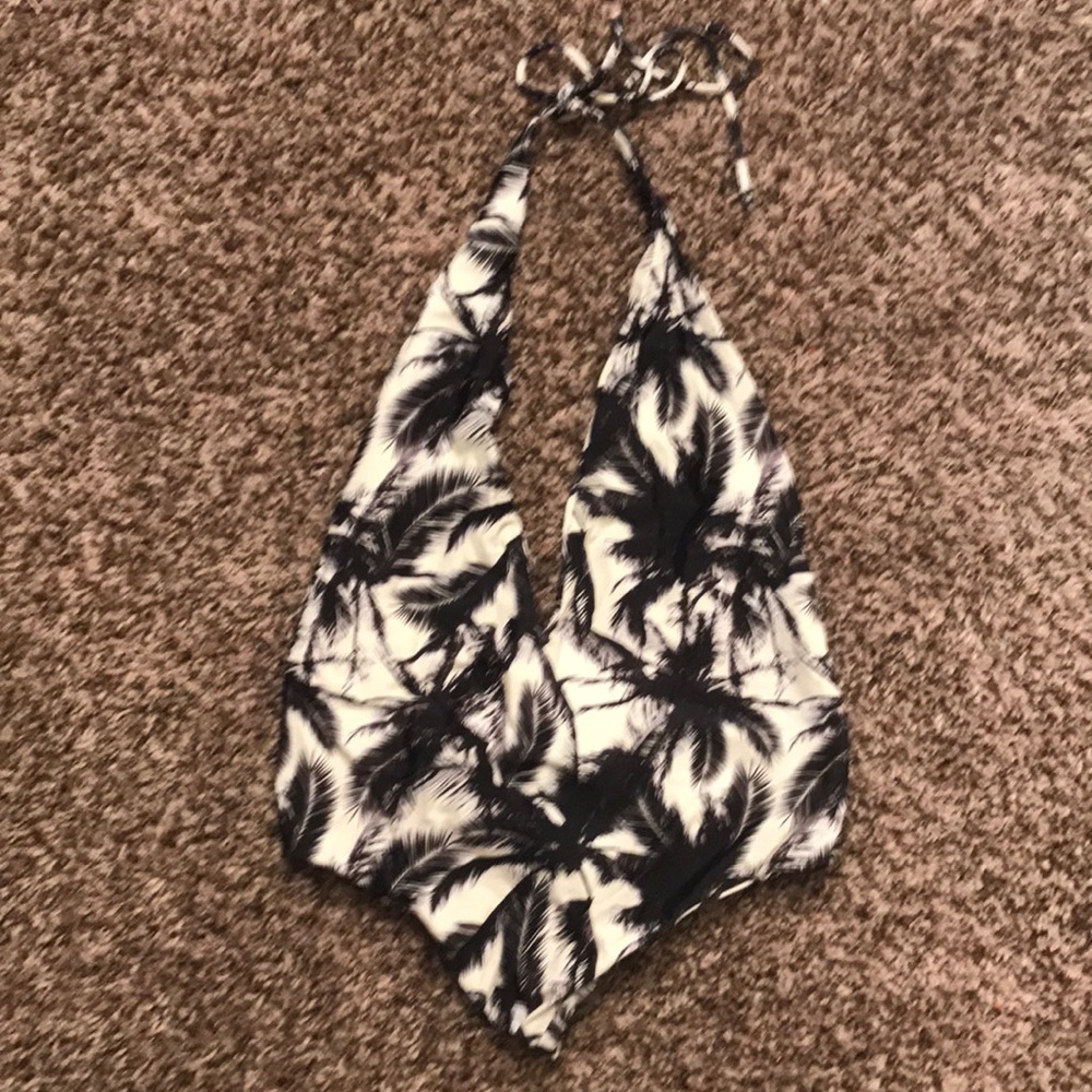 Mikoh palm tree bathing suit low front